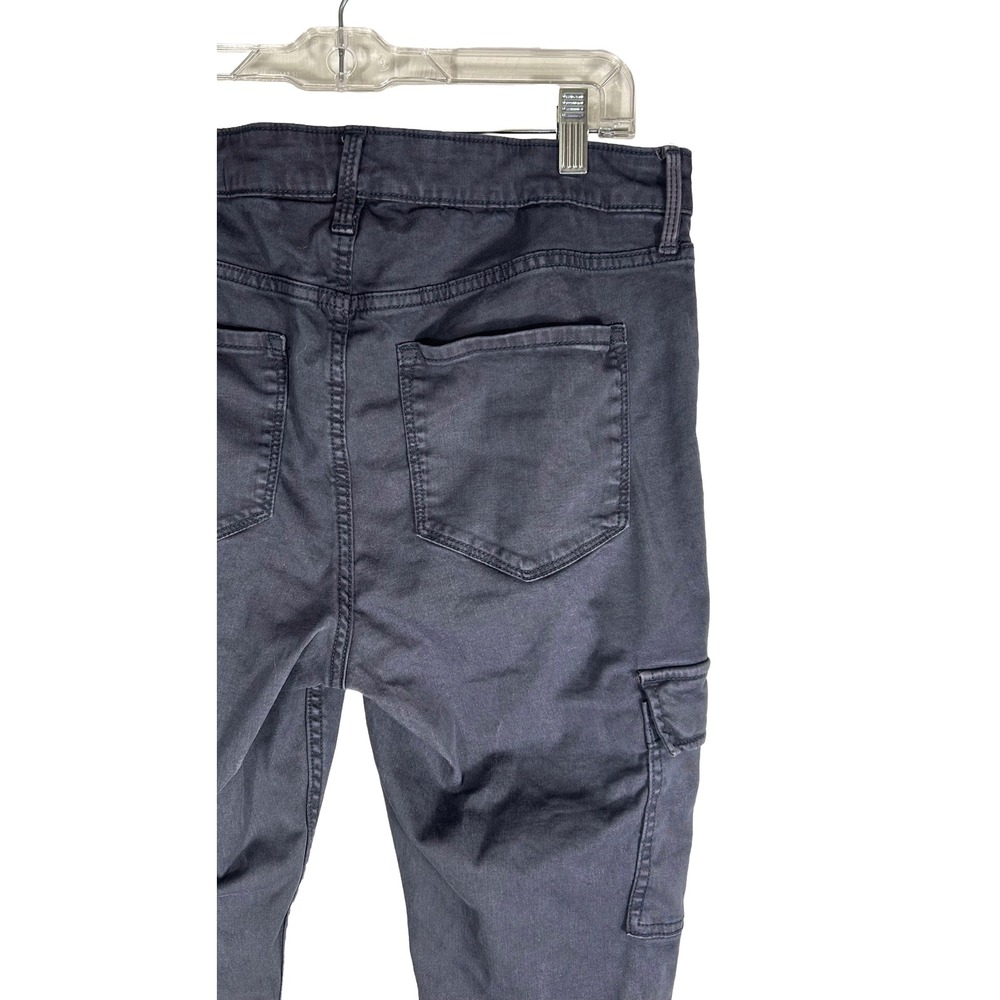 Old Navy Rockstar Super Skinny High Rise Cargo Pants Dark Grey Women‎ Size 10 - Picture 4 of 8